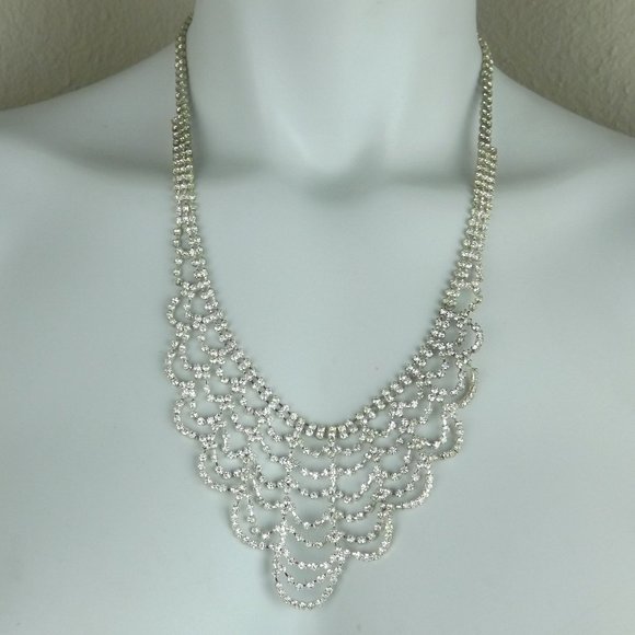 Rhinestone Necklace - Picture 2 of 5